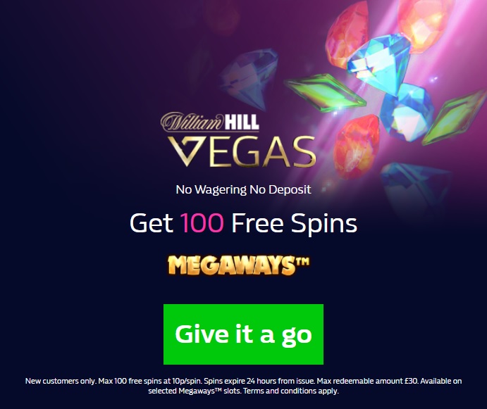 William Hill Vegas No Deposit Bonus