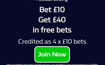 William Hill Sports Promo Code £40 in Free Bets